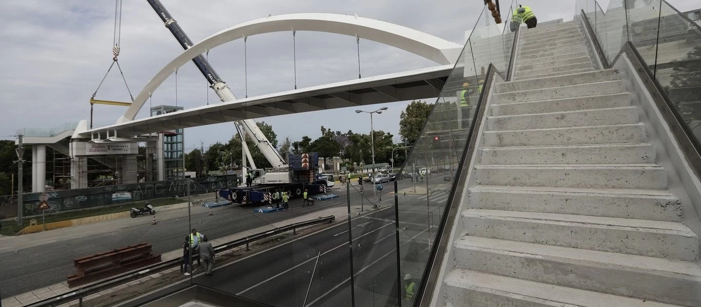 Κατασκευάζονται νέες πεζογέφυρες στην Αττική - Γ. Καραγιάννης: «Να προχωρήσουν όλα τα έργα γρήγορα»